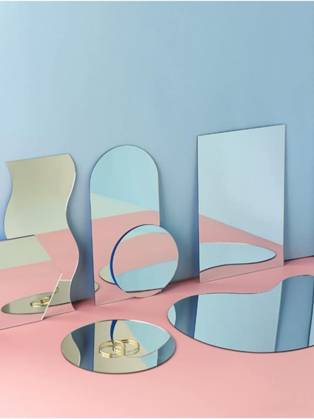 Acrylic Mirror Product Photography Props Mirror Set Photo Background Photoshoot